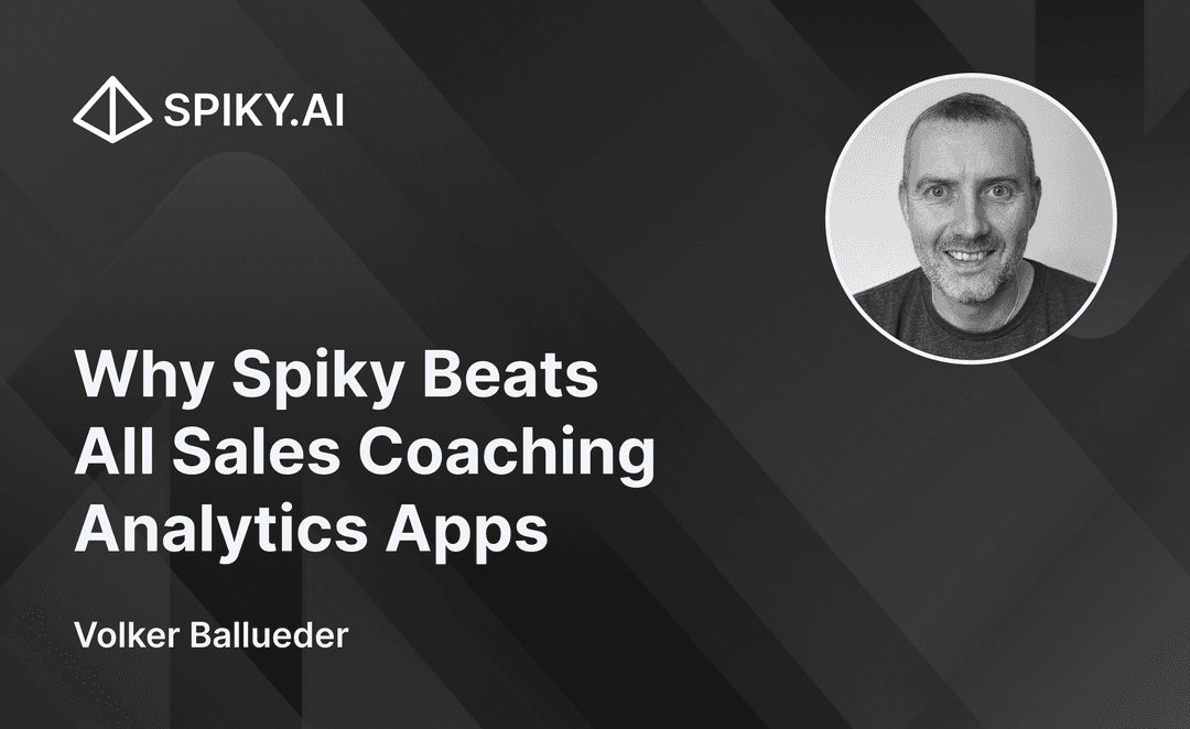 Discover the superiority of Spiky, the sales coaching app, surpassing all analytics apps.