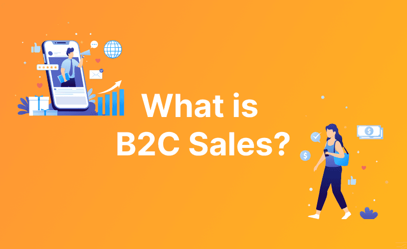 Learn about B2C sales, the direct selling of goods or services to individual customers for personal use.