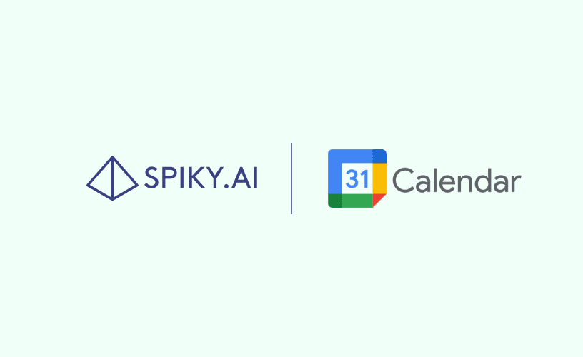 Enhance meeting management with Spiky & Google Calendar integration. Automate recording & analysis for precise data