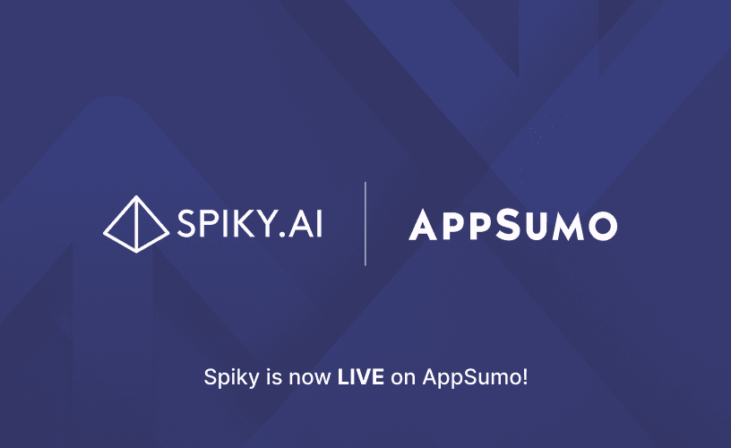 AppSumo and Spiky team up to bring AI to empower your sales process. Grab lifetime deals today!